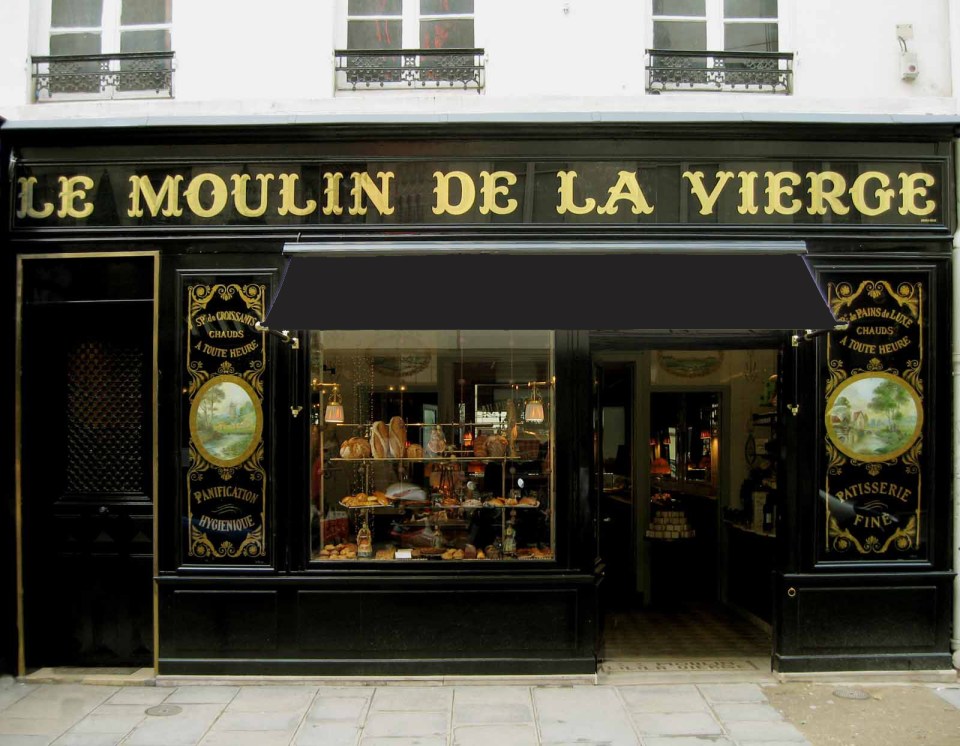 agencement de boulangerie Moulin de la Vierge Rue Saint Dominique