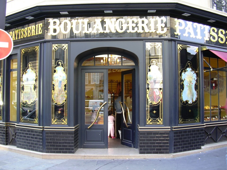 Enseigne Bandeau "Boulangerie" rue de Rennes Paris